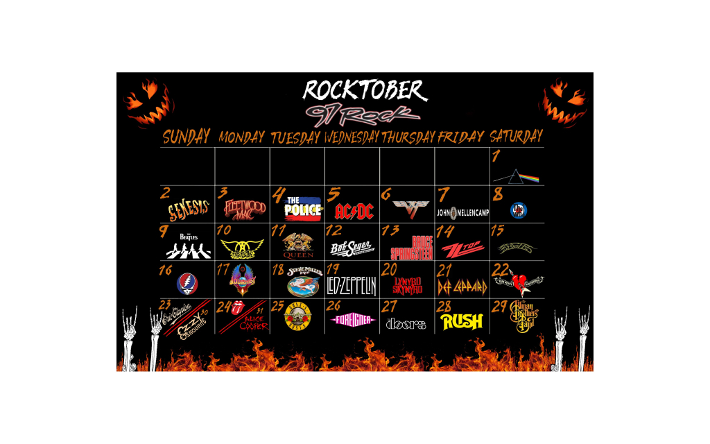 It’s Rocktober on 97 Rock WGRFFM